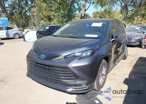 2025 Toyota Sienna Xle z USA, uszkodzony, nr VIN 5TDYSKFC0SS198833